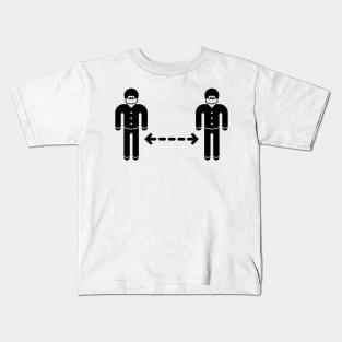 Keep Distance, Even With A Mask! (Corona / Icon) Kids T-Shirt